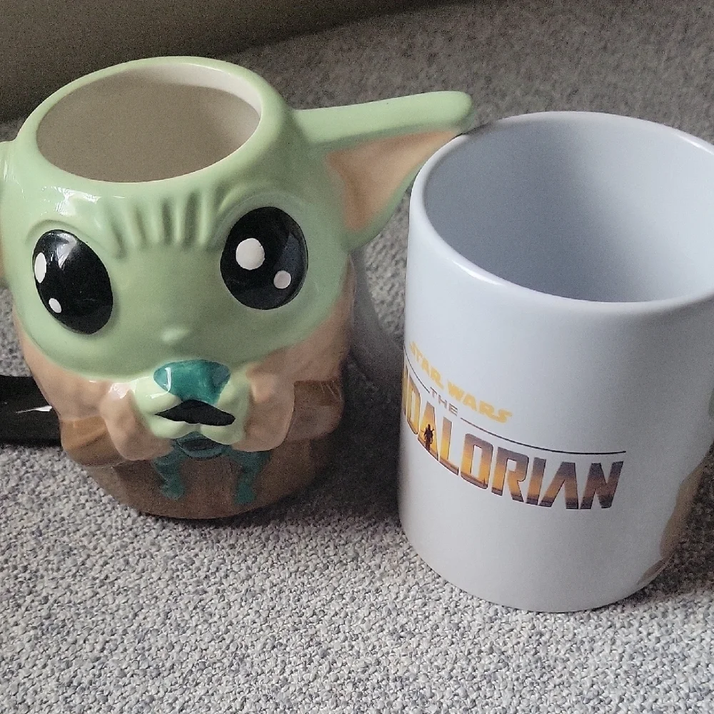 STAR WARS Baby Yoda Mug coffe cup set 2